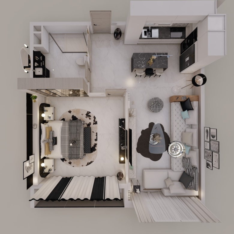 Appartement meublé avendre